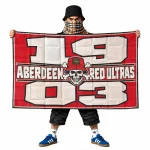 Aberdeen Red Ultras 5x3ft Flag