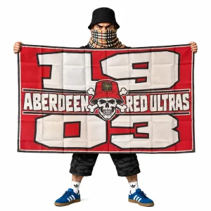 Aberdeen Red Ultras 5x3ft Flag Aberdeen Red Ultras 5x3ft Flag