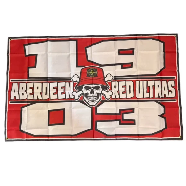 Aberdeen Red Ultras 5x3ft Flag