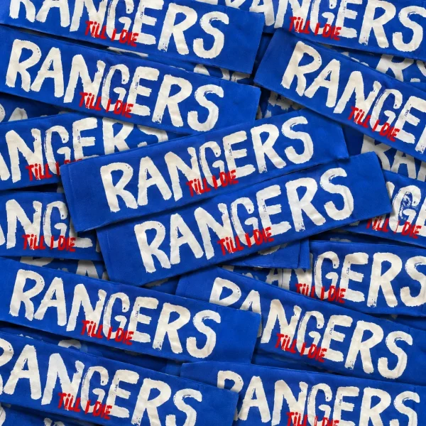 Rangers Till I Die Scarf