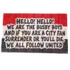 The Busby Boys Song 5x3ft Flag