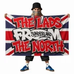 The Lads From The North 5x3ft Flag