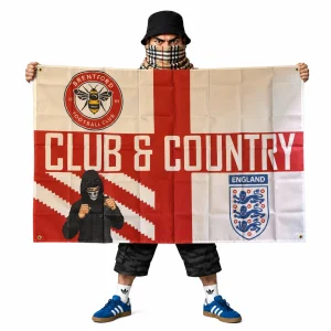 Club & Country Brentford Flag Brentford Club & Country 5x3ft Flag