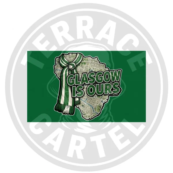 Glasgow Is Ours 10x6cm Stickers Glasgow Is Ours - Celtic Stickers
