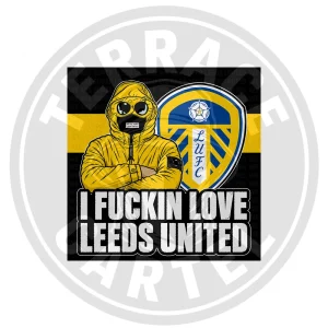 I Fuckin Love Leeds United Stickers I Fuckin Love Leeds United Stickers