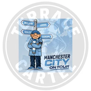 Manchester City On Tour Stickers Manchester City On Tour Stickers