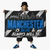Manchester Is Blue Flag Manchester Is Blue & Always Will Be 5x3ft Flag