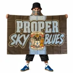 Proper Sky Blues Flag Coventry City Proper Sky Blues 5x3ft Flag