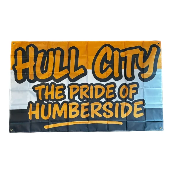 Hull Flag Hull City The Pride of Humberside 5x3ft Flag