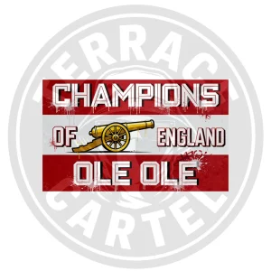 Champion Of England - Arsenal Stickers