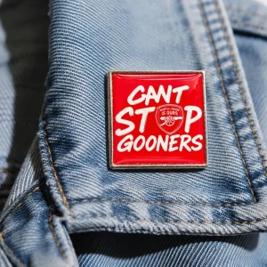 Arsenal Pin Can't Stop Gooners Pin Badge