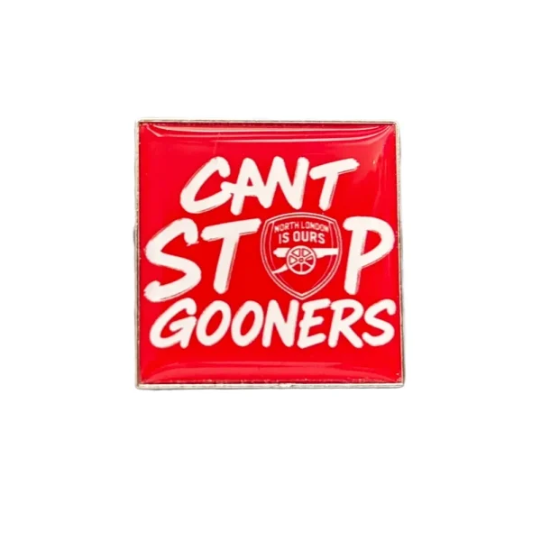 Can't Stop Gooners Pin Badge