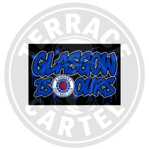 Glasgow Is Ours Stickers Rangers 9x6cm Glasgow Is Ours - Rangers Stickers