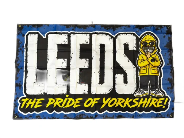 Leeds Flag The Pride Of Yorkshire - Leeds 5x3ft Flag