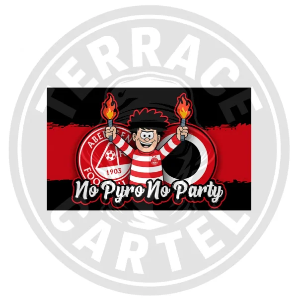 No Pyro No Party - Aberdeen Stickers