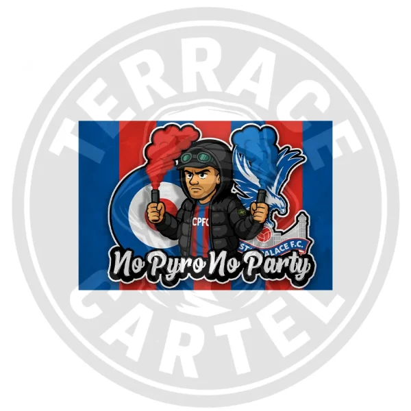 No Pyro No Party Palace No Pyro No Party - Crystal Palace Stickers