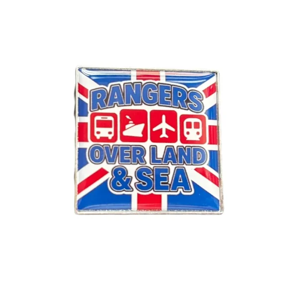 Rangers Over Land & Sea Badge Over Land & Sea - Rangers Pin Badge