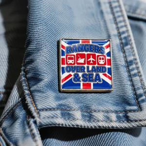 Over Land & Sea - Rangers Pin Badge