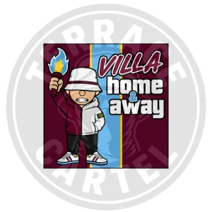 Villa Home & Away Stickers